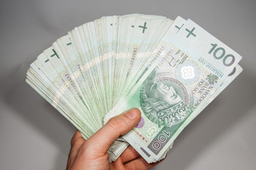Polish money - 100 zloty PLN