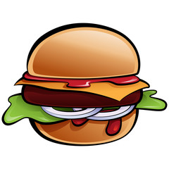 Cartoon burger king making a thumbs up gesture