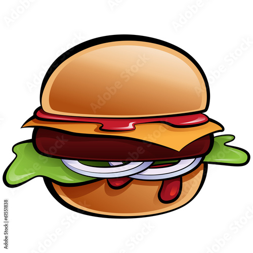 "Cartoon burger king making a thumbs up gesture" Stock ...