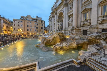 Photo sur Plexiglas Fontaine The Trevi Fountain in Rome, Italy