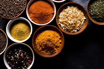 Assorted spices