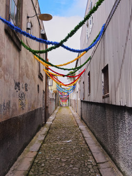 Narrow Lane in Porto