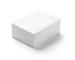 white box container template blank package - obrazy, fototapety, plakaty
