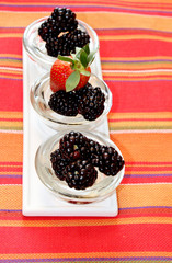 Strawberries and blackberries
