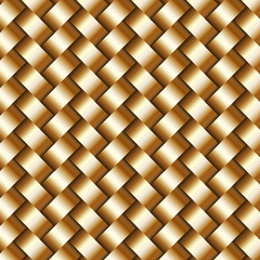 Vector abstract metallic wickerwork pattern