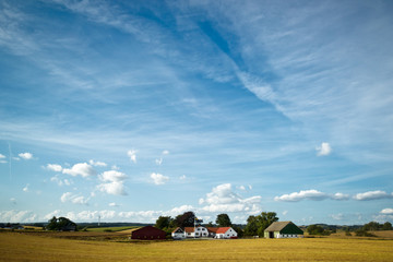 fields and meadows of Scania, Sweden