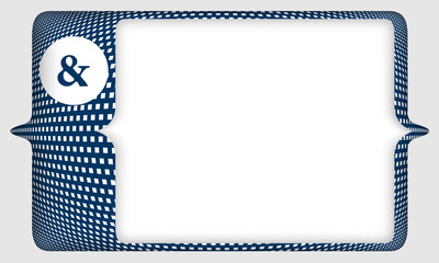 vector square brackets for any text and ampersand