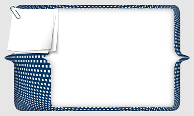 vector square brackets for any text and paper for note