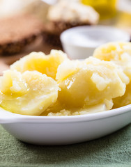 Fresh boiled potatoes