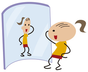 痩せて見える鏡