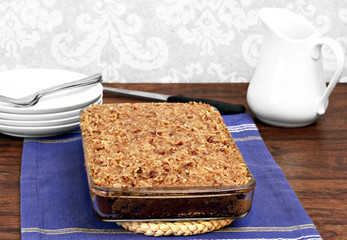 Cajun cake with Praline topping