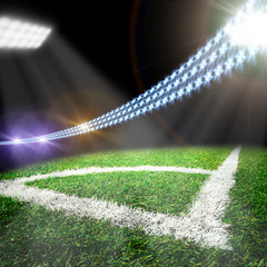 soccer stadium with the bright lights © Dmitry Perov
