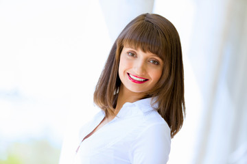 Fototapeta premium Attractive businesswoman