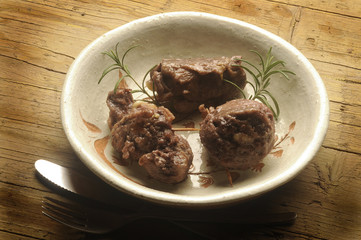 Involtini di carne Meat roulades