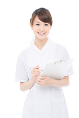 白衣の女性