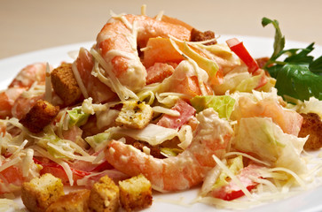 Salad with Shrimps