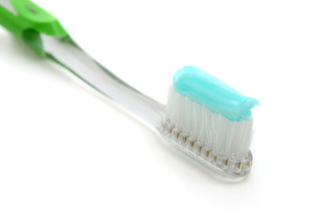 Toothbrush With Toothpaste