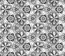 Seamless monochrome pattern