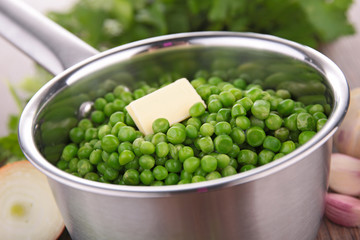 casserole with pea