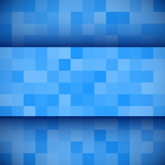 Abstract 3D business blue background.