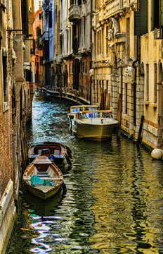 Venice, Italy - Grand Canal and historic tenements