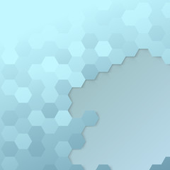 Fototapeta premium Hexagon cell template - modern background