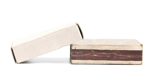 Two match boxes.