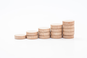 Financial wood graph