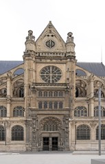 Fototapeta na wymiar église saint-Eustache (Paris France)