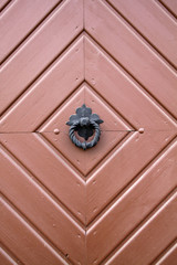 Türklopfer am Tor des alten Spritzenhauses in Alverdissen