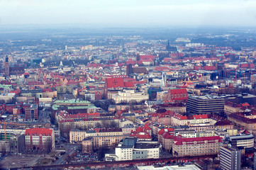 panoramic view of Wroclaw