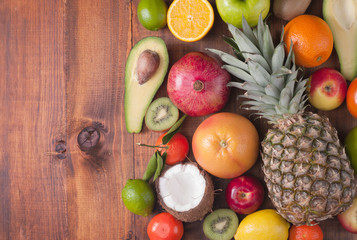 fruits and vegetables