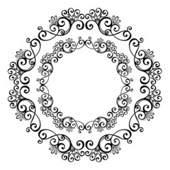 Beautiful Deco Circle (Vector), Patterned design