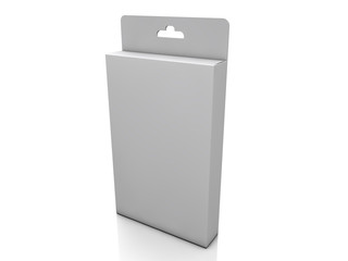 blank boxes isolated on white background