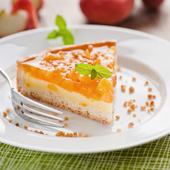 fruchtiger Pfirsichkuchen