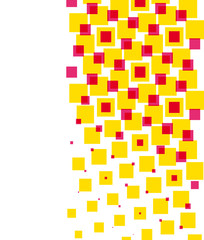 Yellow and pink pixels background.