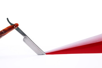 Razor Cutting Paper