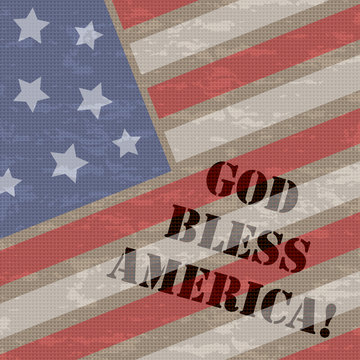 God Bless America 4th July Background