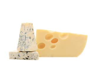 Various types of cheese composition.