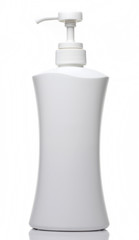 White Plastic Pump Soap Bottle