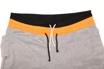 Sport pants with laces.