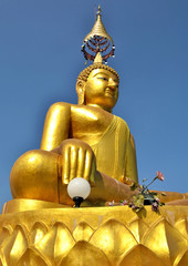 buddha gold and sky