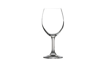 Wine glass isolated.