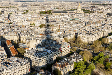 Aerial view from Eiffel Tower - Paris