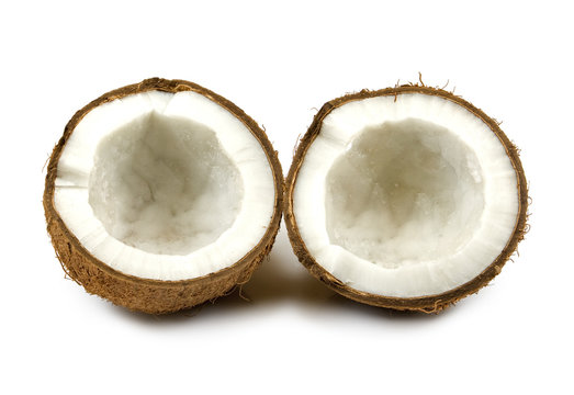 isolated image of coconut on a white background