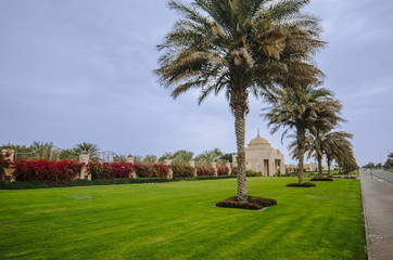 Fototapeta premium City of Dubai (United Arab Emirates) in the evening.