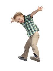 Jumping boy