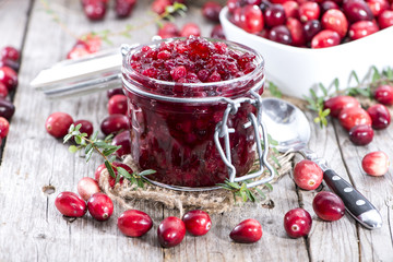 Fresh made Cranberry Jam