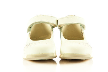 baby shoes isolated on white background