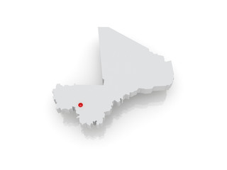 Map of Mali